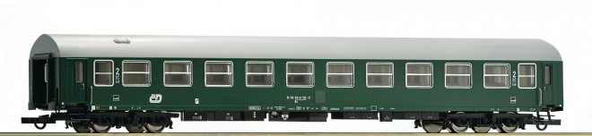Express train Passenger car type YB70 2nd class Couchette coach<br /><a href='images/pictures/Roco/161427.jpg' target='_blank'>Full size image</a>